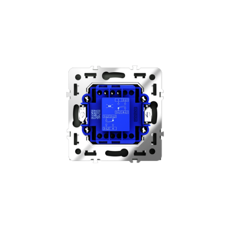 Перекрестный переключатель встраиваемый Voltum S70 одноклавишный 10А, (титан)