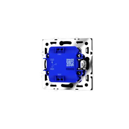 Выключатель встраиваемый Voltum S70 одноклавишный 10А, (графит)