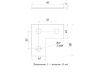 STRUT-пластина L-образная 3 отверстия EKF