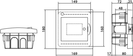 ЩРв-П-4, IP41, белый DKC
