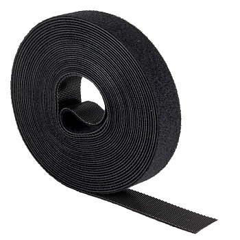 Хомут-липучка 20 мм (5м ролл) черный PROxima EKF