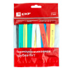 Термоусаживаемая трубка ТУТ нг 8/4 набор:7 цветов по 3шт, 100мм, PROxima EKF