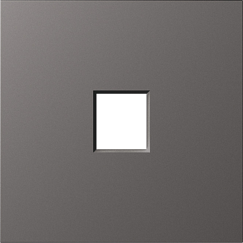 Donel S08 матовый титан накладка 1-я для розеток RJ45,TV,SAT,HDMI, серия DB