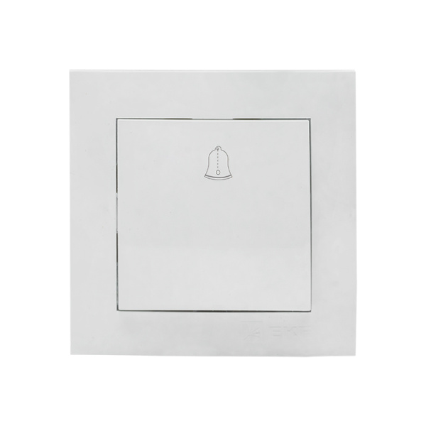 Валенсия Кнопка звонка 10А белая EKF