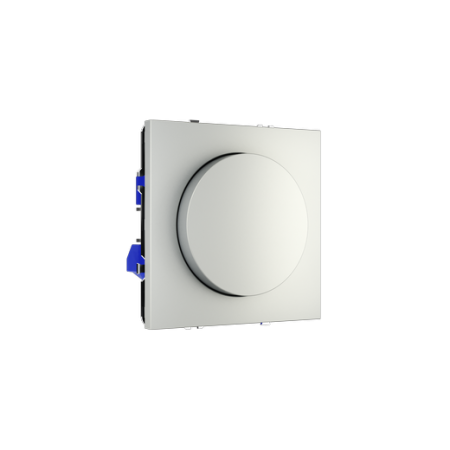 Светорегулятор встраиваемый Voltum S70 поворотно-нажимной 600 Вт, (сталь)