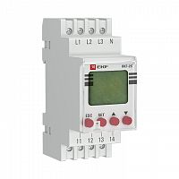 Реле контроля фаз с LCD дисплеем (с нейтралью) RKF-2S PROxima EKF
