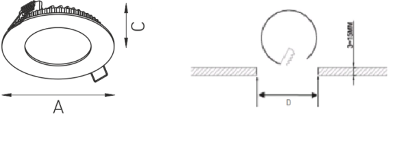 Светильник светодиодный ACQUA  18Вт 4000К 1800Лм EM IP54 Световые Технологии 