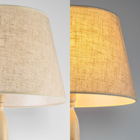 Торшер с абажуром 1*E27 40Вт белый с золотом IP20 London (01081/1 белый с золотом) Eurosvet