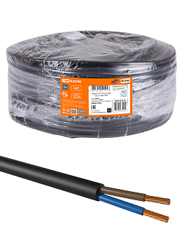 Кабель КГТП-ХЛ 2х1-0,66 ГОСТ (100м) TDM