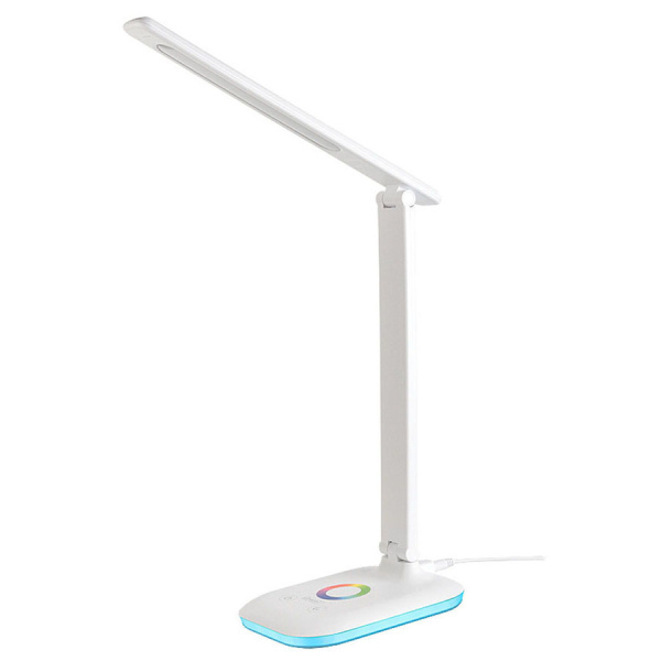 Светильник настольный с/д GLTL-031-1 9Вт 600Лм RGB белый (матовый) (800031 ) (1/30) General