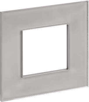 SKANDY Рамка 1-местная SK-F21Sh стекло шампань IEK