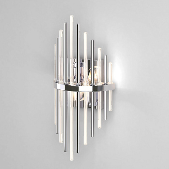 Настенный светильник 2*E14 60Вт хром IP20 Allure (355/2 хром) Bogate's