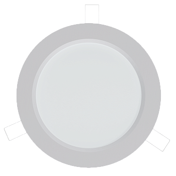 Светильник светодиодный ДВО LEDdownlight встр.круг 18Вт 4000К 001 170х45х150 IP54 АСТЗ