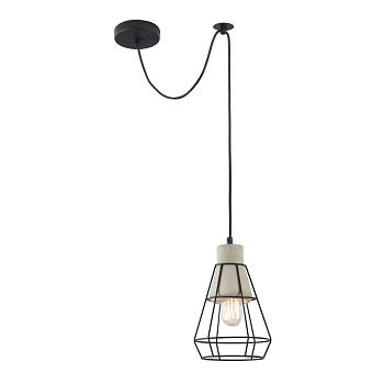 Подвесной светильник 1*E27 60Вт Черный IP20 Gosford T436-PL-01-GR Maytoni