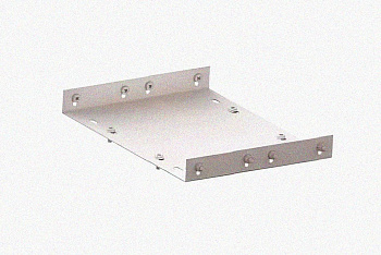 Соединитель лотковый замковый СЛЗ-200х65х0,7 УТ1,5, оцинкованный лист, S0,7