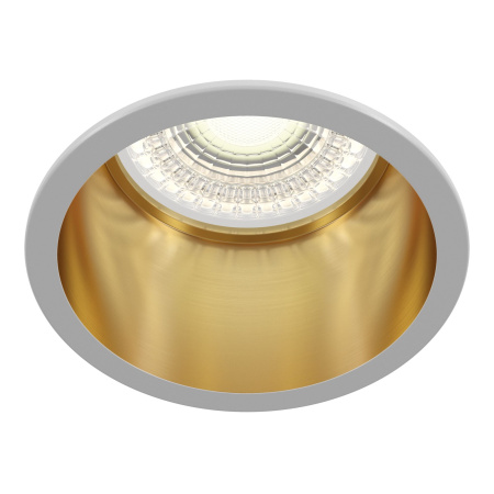 Встраиваемый светильник 1*GU10 50Вт Белый с Золотом IP20 Reif DL049-01WG Technical