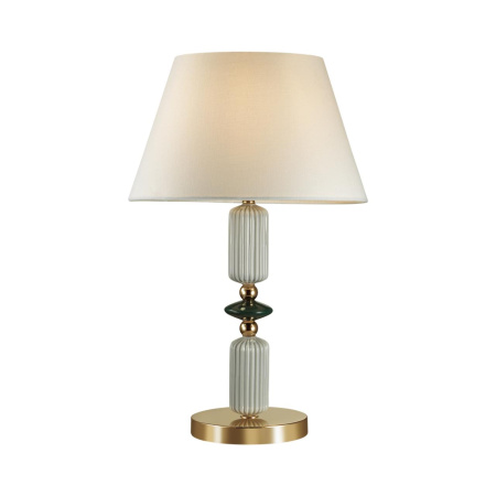 Настольная лампа E27 1*60W 4861/1TC CANDY золотой/раноцветн.керамика/абажур ODEON LIGHT