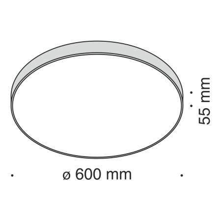 Потолочный светильник 96Вт 4000K Белый IP22 Zon C032CL-L96W4K Technical