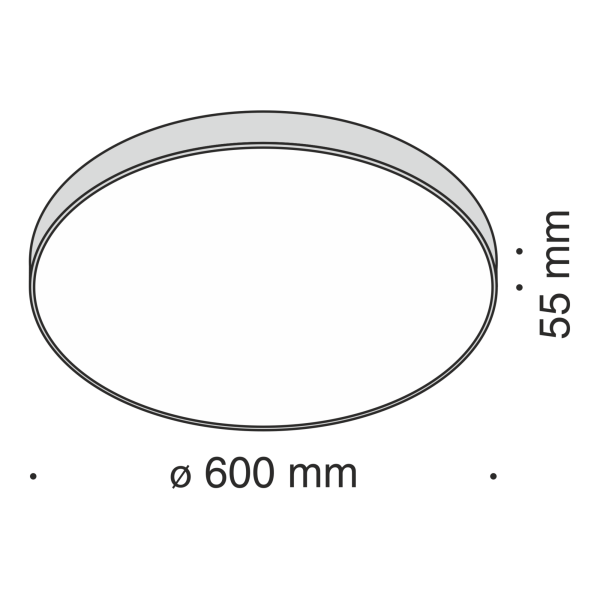 Потолочный светильник 96Вт 4000K Белый IP22 Zon C032CL-L96W4K Technical