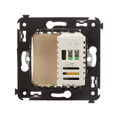 Диммер поворотный в стену, "Avanti", "Ванильная дымка" DKC