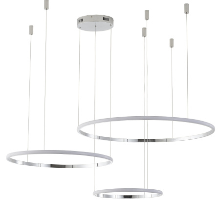 Светильник подвесной RINGOLIGHT ZRS.33322.75F 75Вт 4000K IP20 Хром Zortes