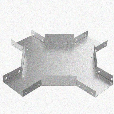 Лоток крестообразный замковый перфорированный КМЗ 600х100 УХЛ1, горячее цинкование S1,5