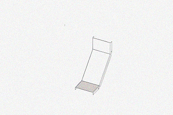 Крышка лотка КЛП 100х65-90 УХЛ1 для поворота трассы вверх на 90, оцинкованный лист S1,5