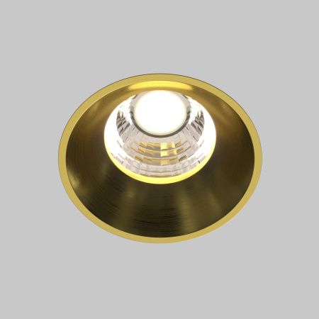 Встраиваемый светильник LED 7Вт Латунь IP20 Downlight DL058-7W4K-TRS-BS Technical Maytoni
