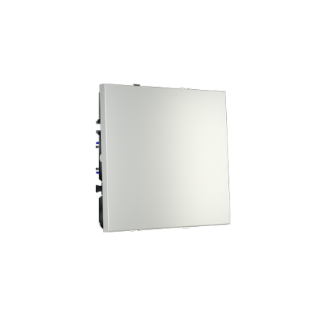 Проходной переключатель встраиваемый Voltum S70 одноклавишный 10А, (сталь)