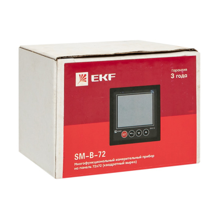 Многофункциональный измерительный прибор SM-B-72 на панель 72х72 EKF