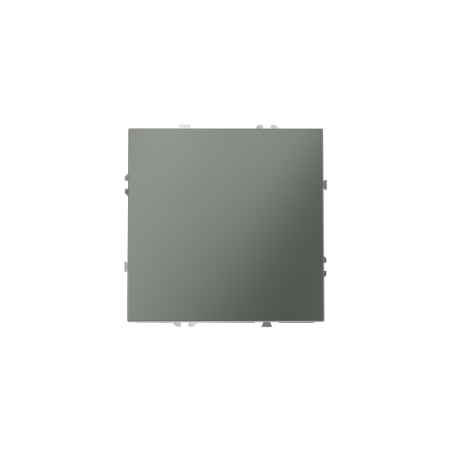 Проходной переключатель встраиваемый Voltum S70 одноклавишный 10А, (титан)