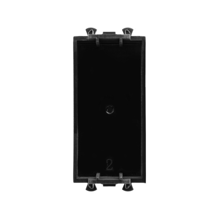 Заглушка модульная, "Avanti", "Черный квадрат", 1 модуль DKC