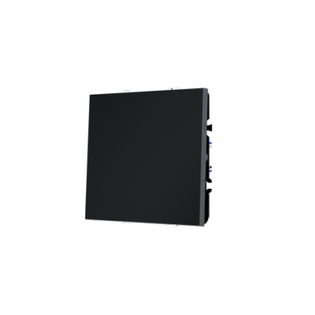 Перекрестный переключатель встраиваемый Voltum S70 одноклавишный 10А, (графит)