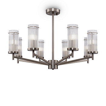 Люстра 8*E14 60Вт Никель IP20 Manisa FR5036PL-08N Freya