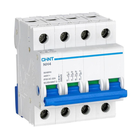Выключатель нагрузки NH4 4П 100A (DB) (R) CHINT