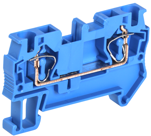 Клемма пружинная КПИ 2в-4 41А синяя IEK