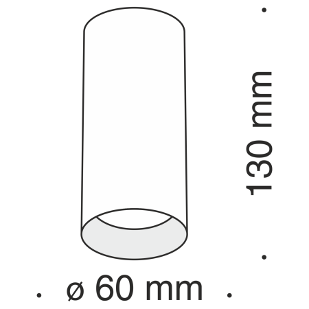 Потолочный светильник 1*GU10 50Вт Белый IP20 Focus C010CL-01W Technical