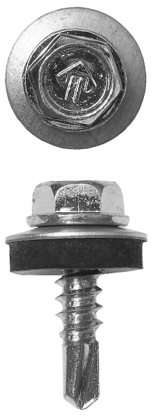 Саморезы СКМ кровельные, 25 х 5.5 мм, 420 шт, для металлических конструкций, Профессионал ЗУБР