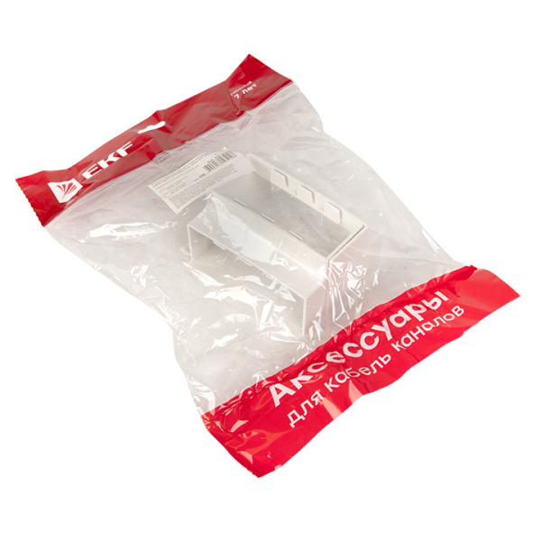 Угол внутренний (100х40) (2 шт) белый EKF-Plast