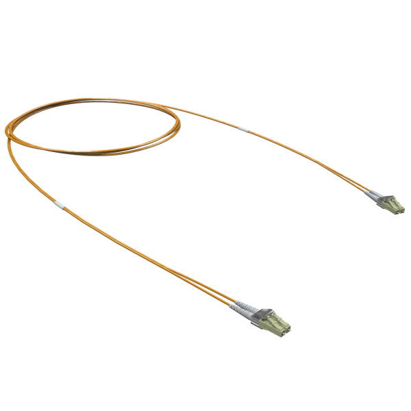 Оптический коммутационный шнур Duplex LC/UPC-LC/UPC, 50/125 (OM2), 1 м DKC