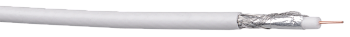 Кабель коакс. RG6 для внутр. прокл. 75Ом CCS 1,02мм FPE алюм. экран 96x0,12мм ПВХ бел. (305м) ITK