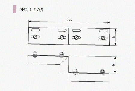 Соединитель-переходник ПУгЛ300х80 УТ1,5, оцинкованный лист S1,0