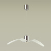 Подвес GU10 1*5W BIRDS белый/хром/стекло B ODEON LIGHT