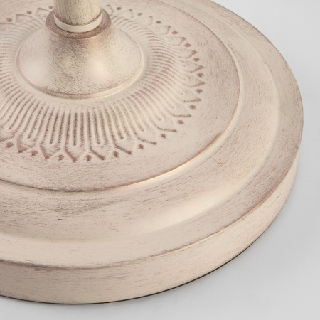 Торшер с абажуром 1*E27 40Вт белый с золотом IP20 London (01081/1 белый с золотом) Eurosvet