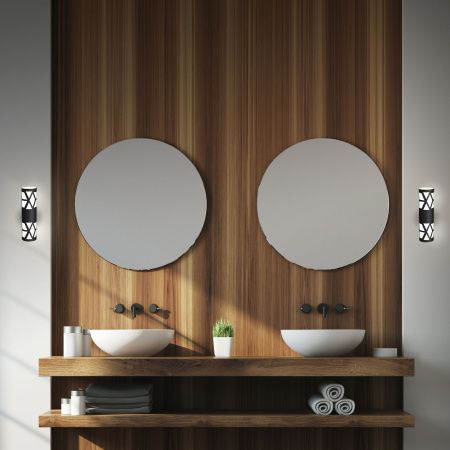 Настенный светодиодный светильник MRL LED 1023 Fanc черный  IP20 Elektrostandard