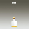 Подвес Е27 1*40W 220V BOLLI белый/золотой ODEON LIGHT