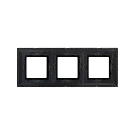 Рамка из металла, "Avanti", графитовая, 3 поста (6 мод.) DKC