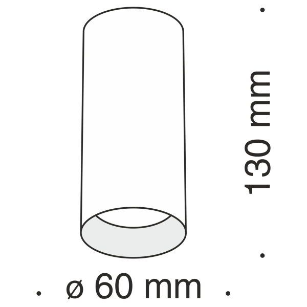 Потолочный светильник 1*GU10 50Вт Графит IP20 Focus C010CL-01GF Technical