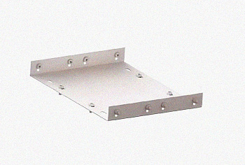 Соединитель лотковый замковый СЛЗ-300х100х1,0 УХЛ1, оцинкованный лист, S1,0