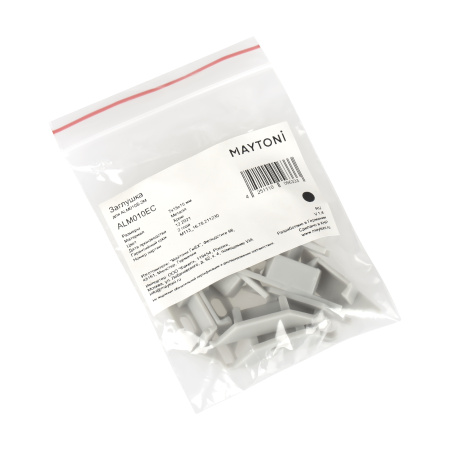 Комплект заглушек (для профиля ALM010S) 10шт. Хром (ALM010EC) Technical Maytoni